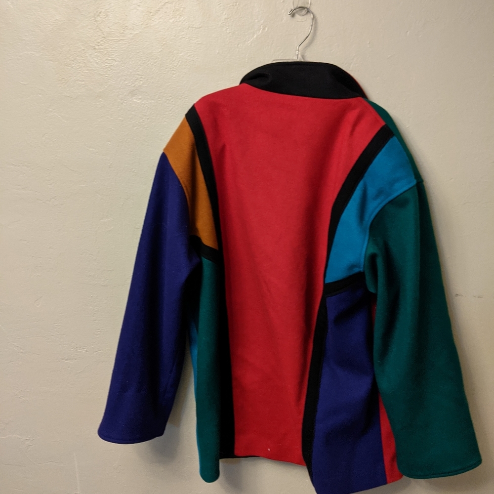 Color block coat - Picture 3 of 4